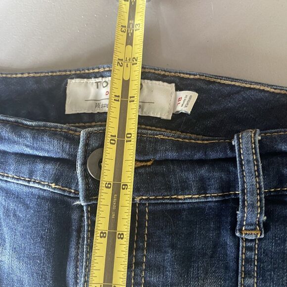 Torrid Denim Shorts Plus 18 Retro 70s Skater Medium Wash Blue Jeans Stretch 42x7 - Picture 6 of 11